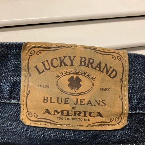 Lucky Brand 221 Original Straight Blue Denim Jeans Size 34 X 32 - Picture 9 of 14